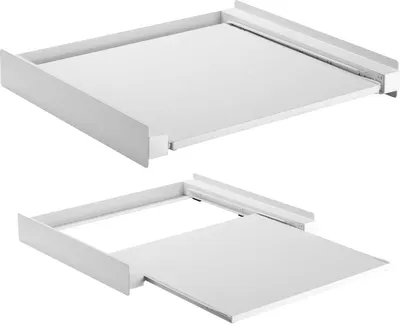Produktbild von Univerzální spojovací rám Mezirám s výsuvným panelem pro pračky nebo sušičky do 60 kg prádla o rozměrech 60x53 cm