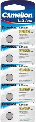 Produktbild von 5 Camelion CR1220 Lithium Knopfzellen