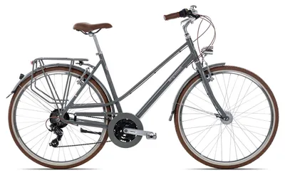 Produktbild von Bergrausch Marlies 21 nostalgisches Damen-Trekkingbike 28 Zoll Hellgrau 50 cm