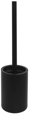 Produktbild von Sapho X-ROUND BLACK WC-Bürste zum Stellen, Schwarz matt