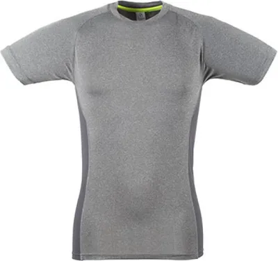 Produktbild von Tombo TL515 | Herren Slim Fit T-Shirt - Farbe: Grey Marl/Grey - Größe: M