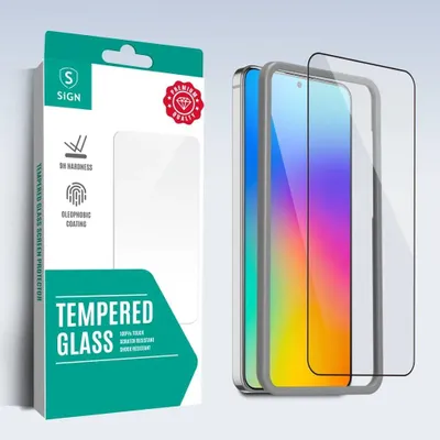 Produktbild von SiGN Vollflächige Displayschutzfolie für Samsung Galaxy S25 Plus mit Montagerahmen