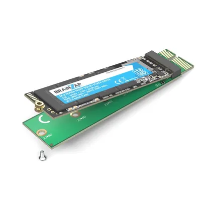 Produktbild von BRAINZAP M.2 M2 NVMe SSD zu PCI-E PCI-Express PCIe x1 Adapter Konverter Karte M, M+B Key