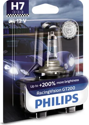 Obrázok produktu pre Philips RacingVision GT200 H7 12V 55W PX26d (1 blister)