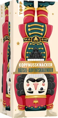 Produktbild von Der Kopfnussknacker - Rätsel-Adventskalender