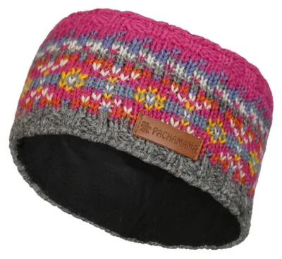 Produktbild von Ohrwärmer Damen, handgestrickt, Fleece gefüttert, bunt, Einheitsgröße, für kalte Tage
