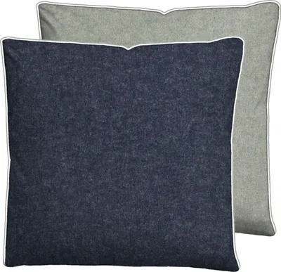 Produktbild von biberna Melange-Flanell Bettwäsche 0840500 MELANGE UNI color: marine, size: 1x 80x80 cm