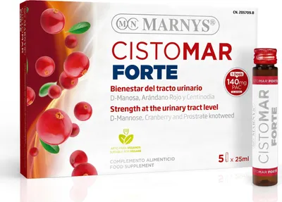 Immagine prodotto di MARNYS Cistomar Forte 5x25 ml - Comfort delle vie urinarie per donne e uomini
