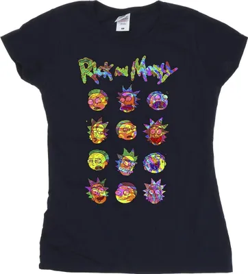 Produktbild von Rick And Morty - T-Shirt für Damen BI37991 (M) (Marineblau)