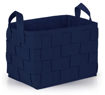 Immagine prodotto di Cesto portaoggetti in feltro N8WERK con maniglia, dimensioni 35x25x25 cm | Ideale per riporre