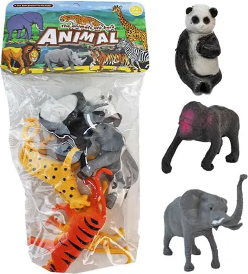Produktbild von Spielzeug Wildtiere 6 Stück im Set
