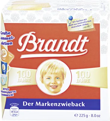 Produktbild von Brandt Marken-Zwieback, 10er Pack (10 x 225g)