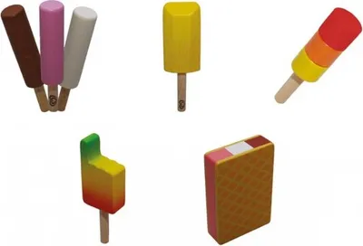 Produktbild von Langnese Eis Mix, Holz (Spielzeug), 1Stück