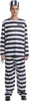 Produktbild von L/XL MP-29|Gefängnisinsasse Kostüm "Prisoner" MIESEPETER®