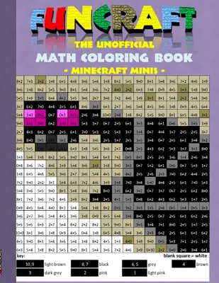 Produktbild von Funcraft - The unofficial Math Coloring Book: Minecraft Minis