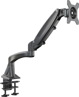 Produktbild von HFTEK GM112XFB - Monitorarm mit Doppel-Klemmsystem und Gasdruckfeder - Tischhalterung