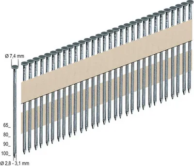 Produktbild von Rundkopfnägel Prebena RKP28/70BK 2700 St.