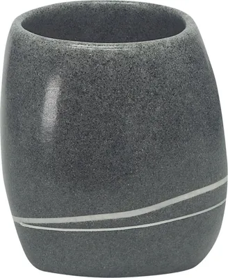 Produktbild von Kleine Wolke Zahnputzbecher STONES Dunkelgrau