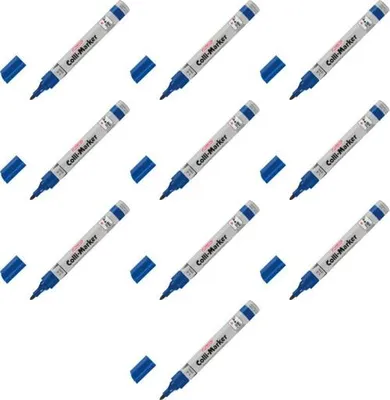 Immagine prodotto di Pennarello indelebile Colli, set da 10 pezzi, colore nero