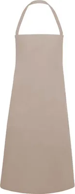 Zdjęcie produktu dla Karlowsky BLS3 | Basic Bib Fartuch 65/35 - 75 x 100 cm - Można prać w temperaturze do 60°C - Kolor: Piaskowy (ok. Pantone 7528C) - Rozmiar: 75 x 100 cm
