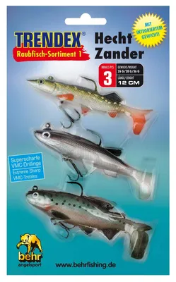 Produktbild von Behr Raubfisch Sortiment 12cm 3 Stück