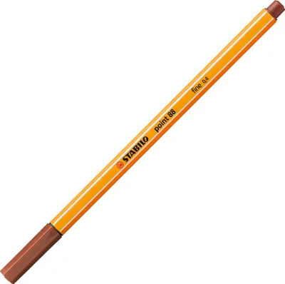 Produktbild von Fineliner - STABILO point 88 - Einzelstift - rötel