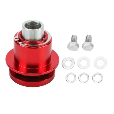 Produktbild von Auto-Schnellspanner 360°-Lenkradnaben-Adapter-Kit 310-101 (rot)