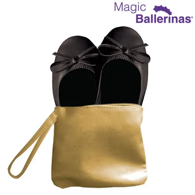 Produktbild von OUTLET Sneakers Ballerinas Manoletinas Magic Ballerinas erhältlich in variasvarias opciones. Farbe:Schwarz Größe:S