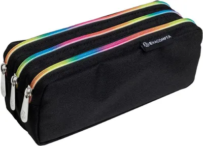 Produktbild von Exacompta Schlamperm 3 Fächer Regenbogen 22,5x8x10 cm 6 Stück