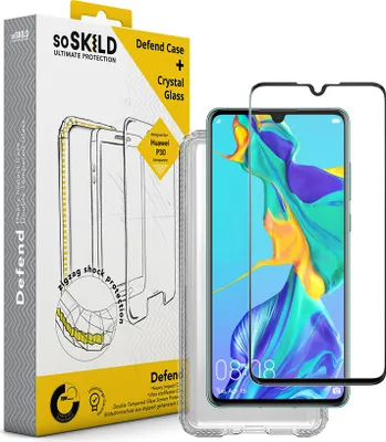 Obrázok produktu pre SoSkild SOSIMPTEM0029, Ochranný obal, Huawei, Huawei P30, 15,5 cm (6.1"), Priehľadná