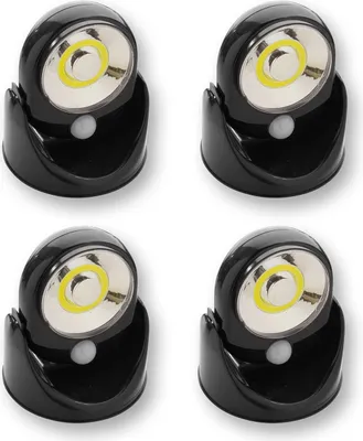 Produktbild von CALICOSY - Set von 4 Bewegungsmelder-Spots - leistungsstarke LED