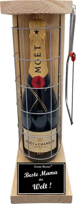 Produktbild von Moet - Beste Mama der Welt - Eiserne Reserve Gitterkäfig Geschenk für Mama