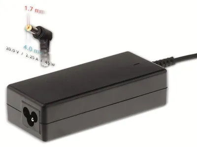 Obrázok produktu pre Akyga Nabíjačka na notebook 20V/2.25A 45W 4.0 x 1.7 mm pre Lenovo/IBM