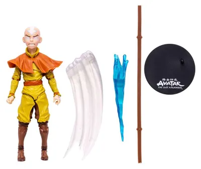 Produktbild von McFarlane Toys Avatar - Der Herr der Elemente Actionfigur Aang Avatar State (Gold Label) 18 cm