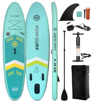 Produktbild von 10,6 ft Aufblasbare Paddle Board Meer Strand Wasserski Stand Up Paddle Board
