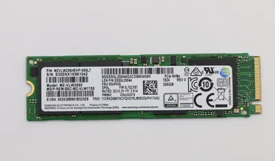 Produktbild von Lenovo pamięć SSD 256GB M.2 PCIe3x4, 00UP436