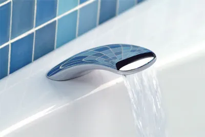 Zdjęcie produktu dla Sapho bateria wannowa - wlew wannowy na krawędzi wanny, szerokość 80 mm, chrom BD31051