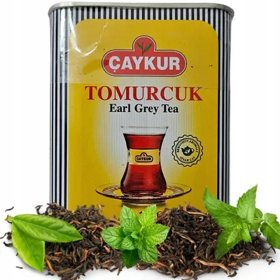 Immagine prodotto di Tè turco originale Caykur Tomurcuk Earl Grey, confezione da 125 g