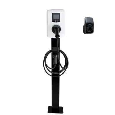 Produktbild von Wallbox Standfuß für Alfen Pro-Line & Plus – Metall-Montagepfosten, wetterfest und pulverbeschichtet, 149 cm Höhe, schwarz