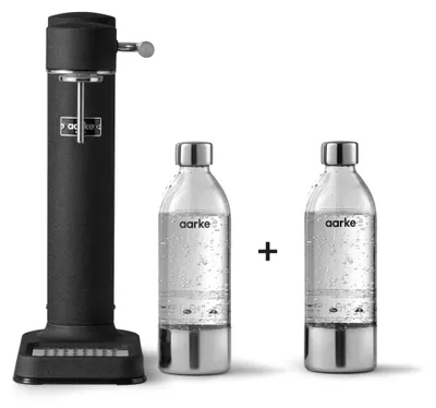 Produktbild von Aarke Carbonator 3, Wassersprudler aus Edelstahl im Mattschwarz Finish