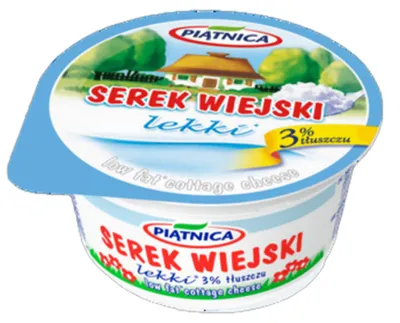Zdjęcie produktu dla Piątnica Serek Wiejski Lekki 150 g