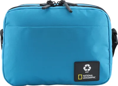 Produktbild von National Geographic Schultertasche OCEAN aus recycelten PET-Flaschen petrol One Size