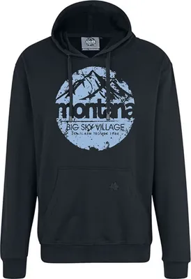 Produktbild von Übergrößen Hoddie AHORN SPORTSWEAR Sky Village Eisblau Iron Grey 10XL