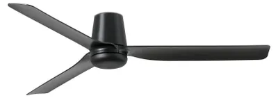 Produktbild von Energiespar Deckenventilator mit Fernbedienung Punt Tub Schwarz / Schwarz