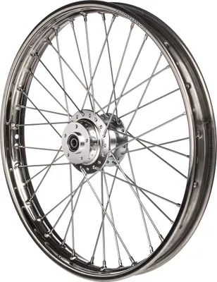 Obrázek produktu pro 1,6 x 19" paprskové kolo pro kotoucovou brzdu, ráfek z nerezové oceli + paprsky z nerezové oceli - Simson S53OR, S83OR