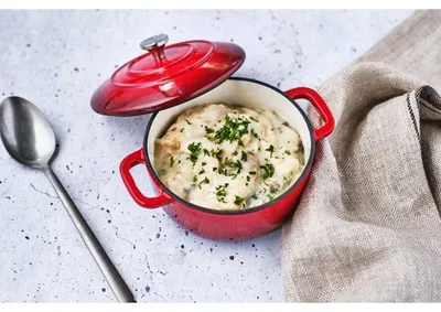 Image de Tajine - COSY & TRENDY - Fontestic 28,5 cm - Fonte - Rouge - Tous feux