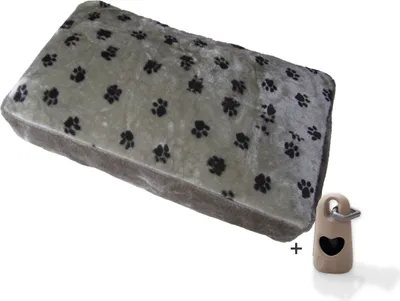 Produktbild von Liegewiese Silvio in 5 Größen, beige oder grau, mit Hundekotbeutelset, Farbe:grau, Größe:Größe 5