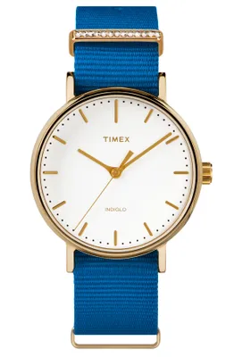 Produktbild von Timex Fairfield Crystal Damen Analog Uhr - Beige | TW2R49300