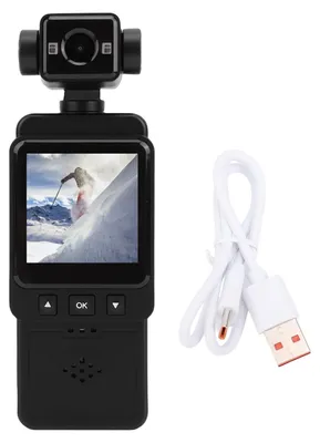 Obrázek produktu pro 1080P fotoaparát Vlog videokamera Víceosá stabilizace 270 stupňů a 180 stupňů rotace objektivu Multifunkční pro venkovní fotografování