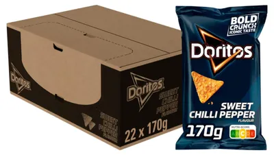 Immagine prodotto di Doritos - Sapore di peperoncino dolce - 22x 170g